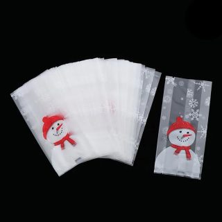 Pack X50 Bolsa Para Regalo Con Motivo Navideño